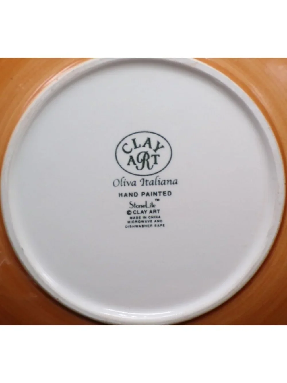 Clay Art Oliva Italiana Hand Painted 11